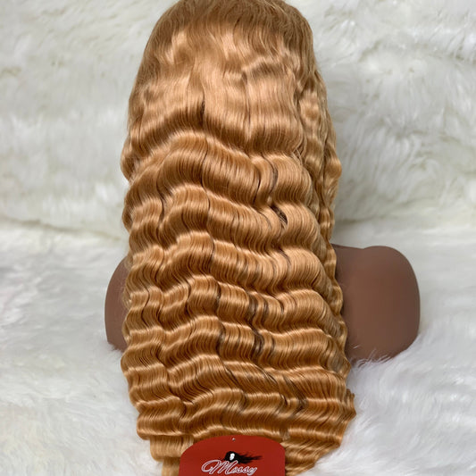 Honey  Blonde Deep Wave & Straight  Lace Front Units