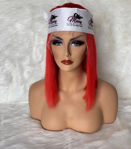 Red BoB Lace front UNIT