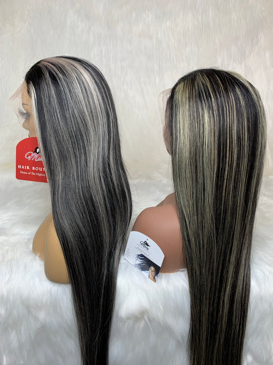 π Peekaboo Grey/Black & 613/Black LACE Front UNIT
