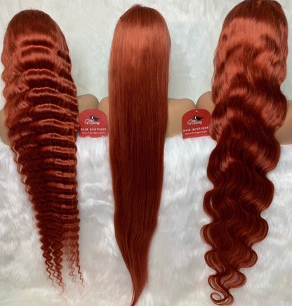 13x6 GINGER Deep Wave  Full Lace Front bw