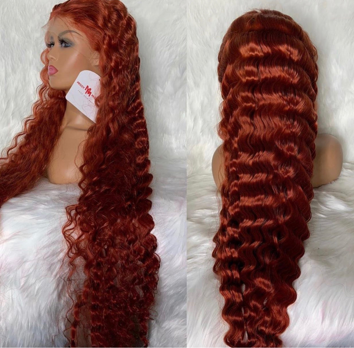 13x6 GINGER Deep Wave  Full Lace Front bw