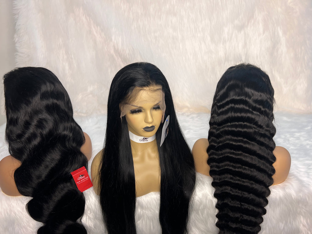 TRANSPAERENT  FULL FRONT LACE UNITS 180 -200 Density