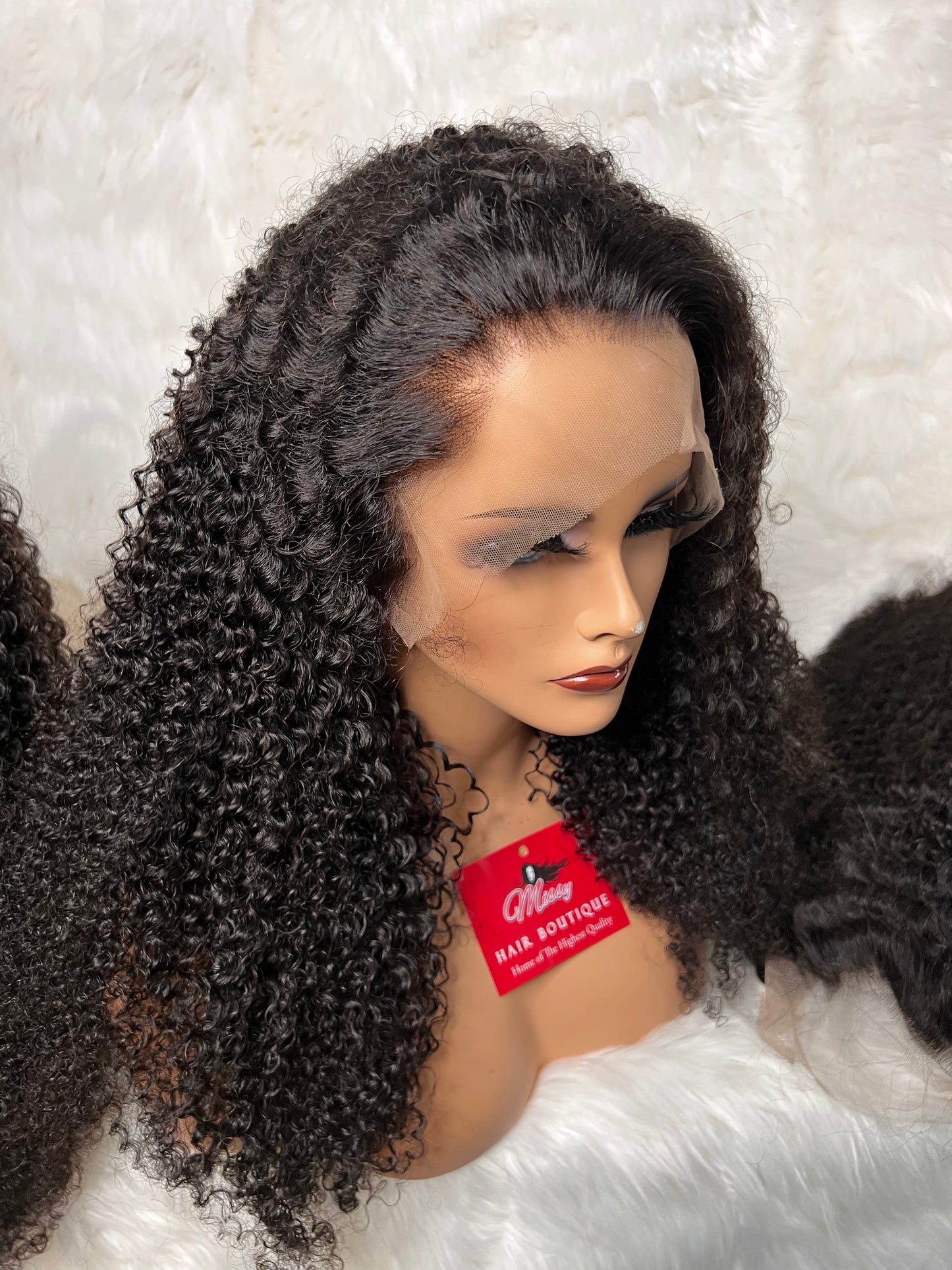 Grey Straight & CURLY  BOB Transparent Lace Front