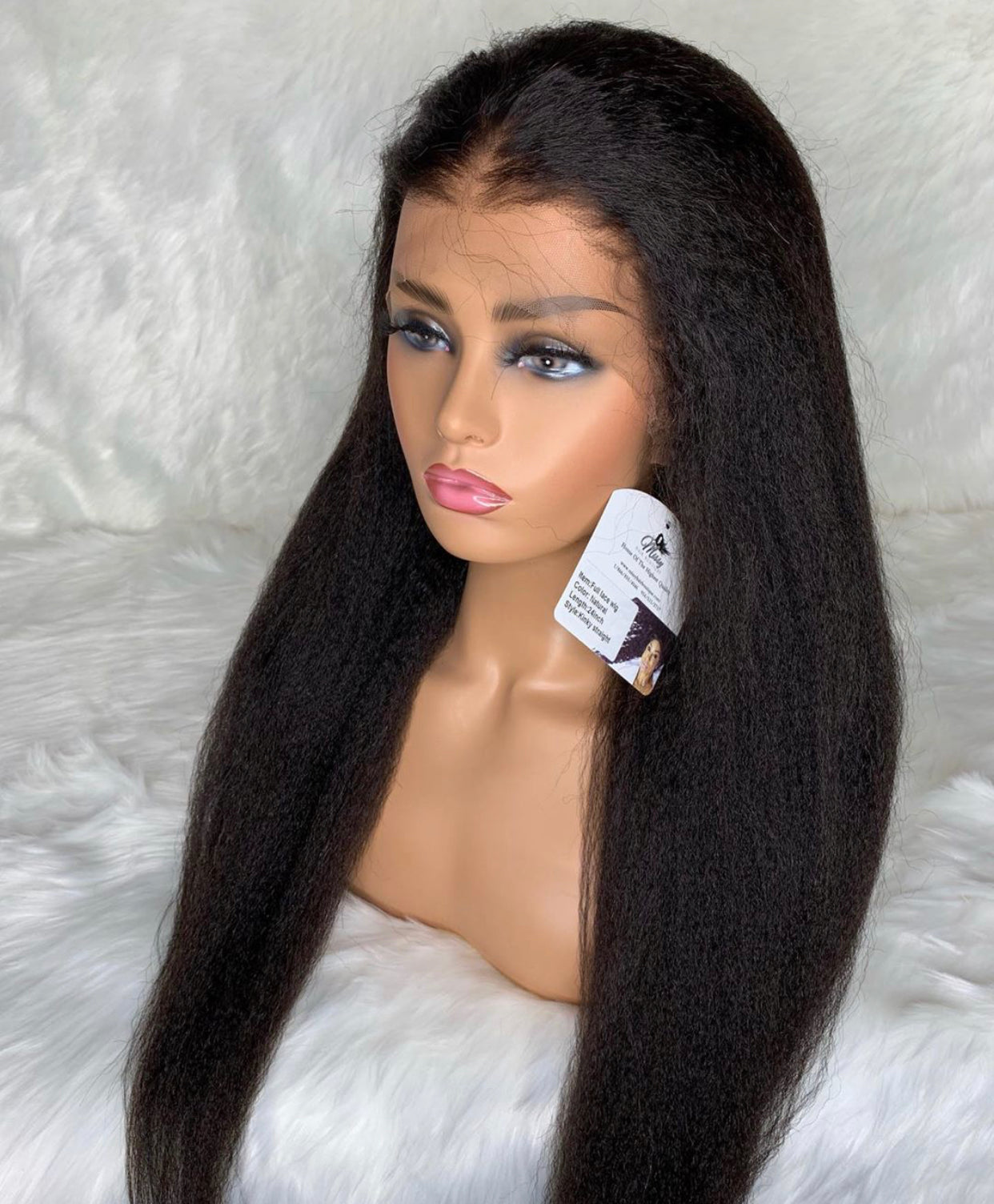 1/30 Kinky straight Full Front Lace Unit