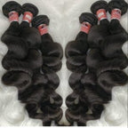 3 Bundle Deal PLUS Transparent 2X6, 5X5 Closure & 13X4 Frontal