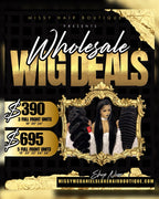 5PC WHOLESALE WIG PACKAGE DEAL