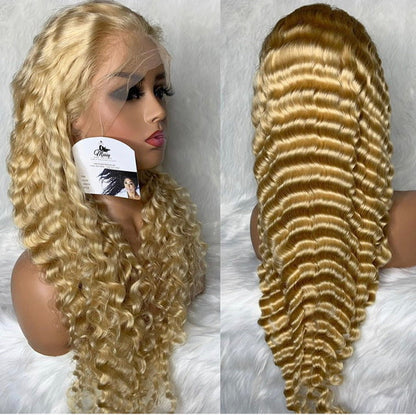 13x6 GINGER Deep Wave  Full Lace Front bw