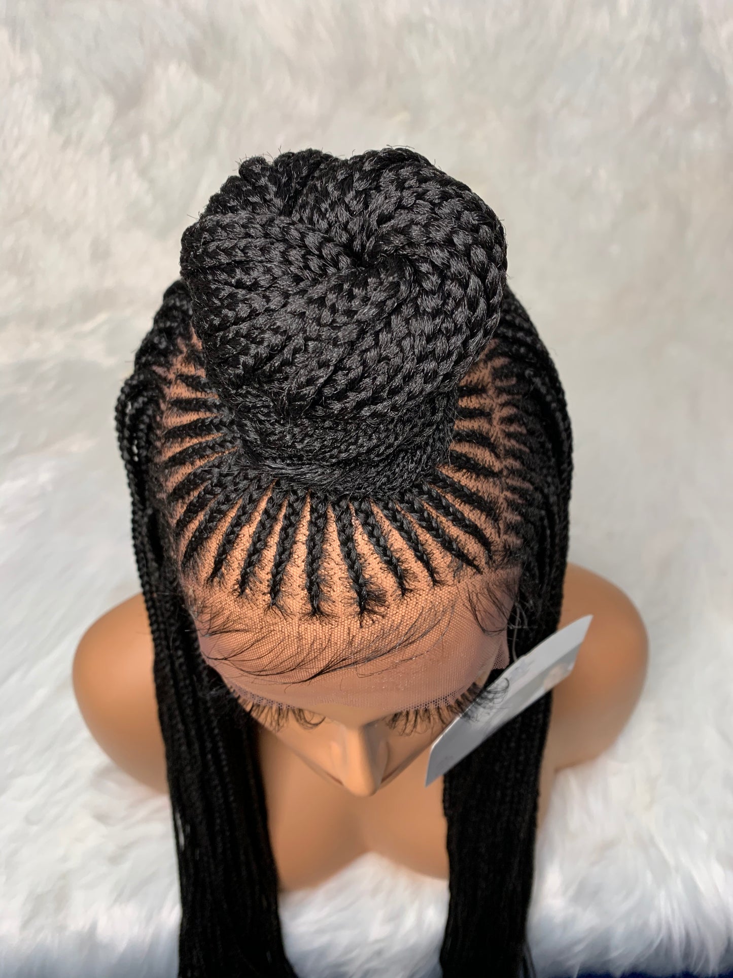 Braid Bun Lace Front Unit 13X6