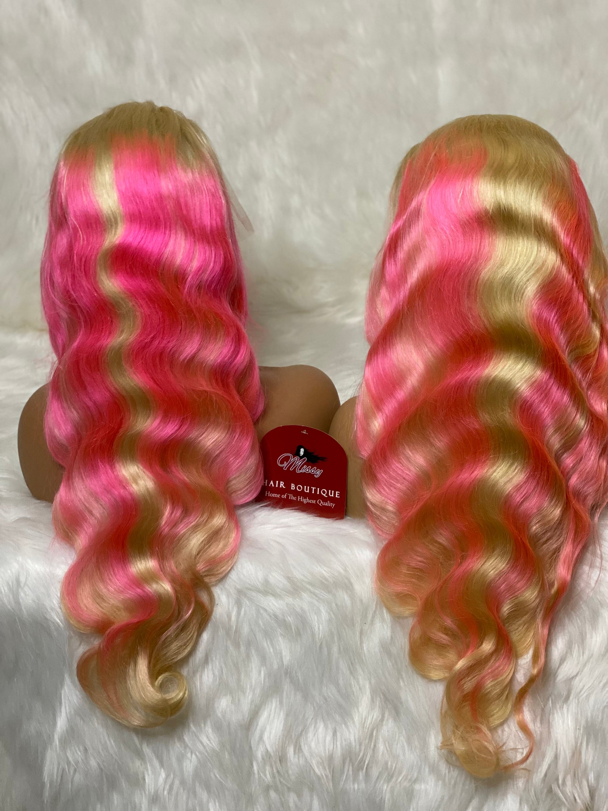 NEW PINK/613 Highlight  Transparent Lace Front UNITS