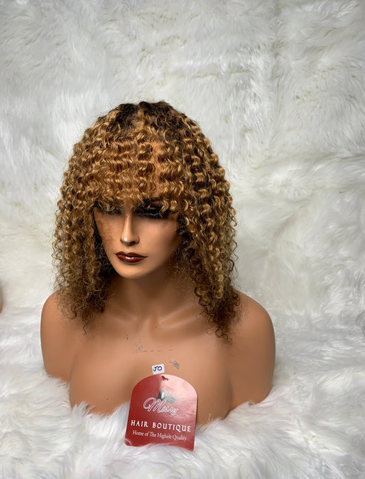 Low/Light High/Light GLUELESS CURLY BANG BOB