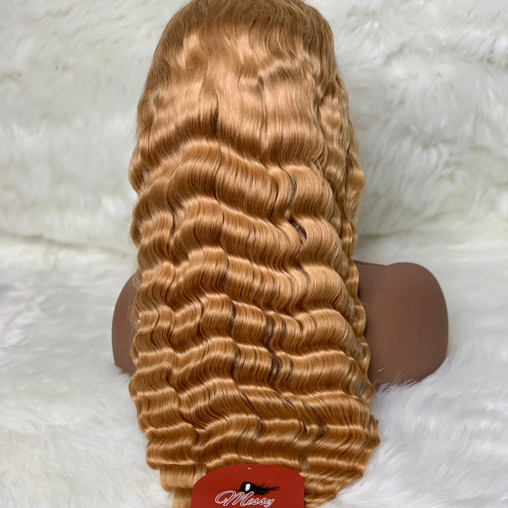 Honey  Blonde Deep Wave & Straight  Lace Front Units