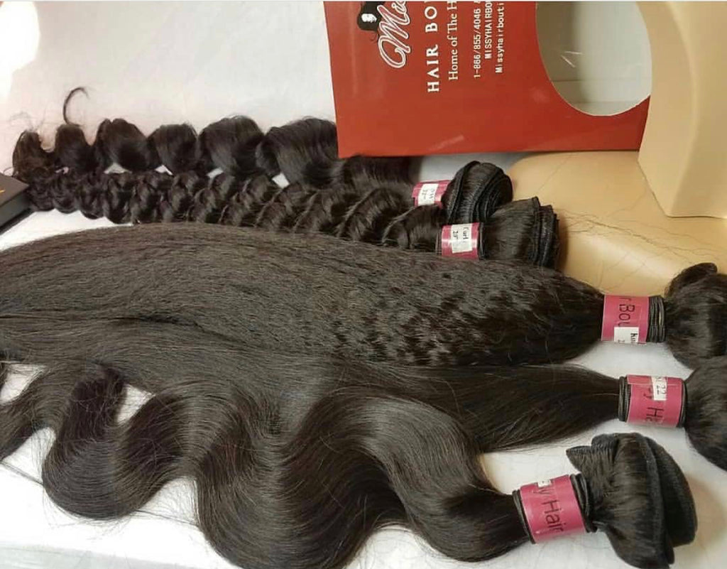 3 Bundle Deal PLUS Transparent 2X6, 5X5 Closure & 13X4 Frontal