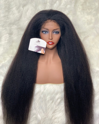 Kinky Straight Hair Bundle Deal - With Closure or Frontal