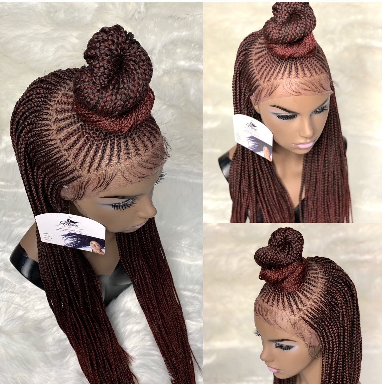 New knotless Braid full lace unit