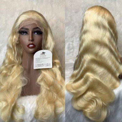 PINK Body wave Transparent Lace Front UNIT