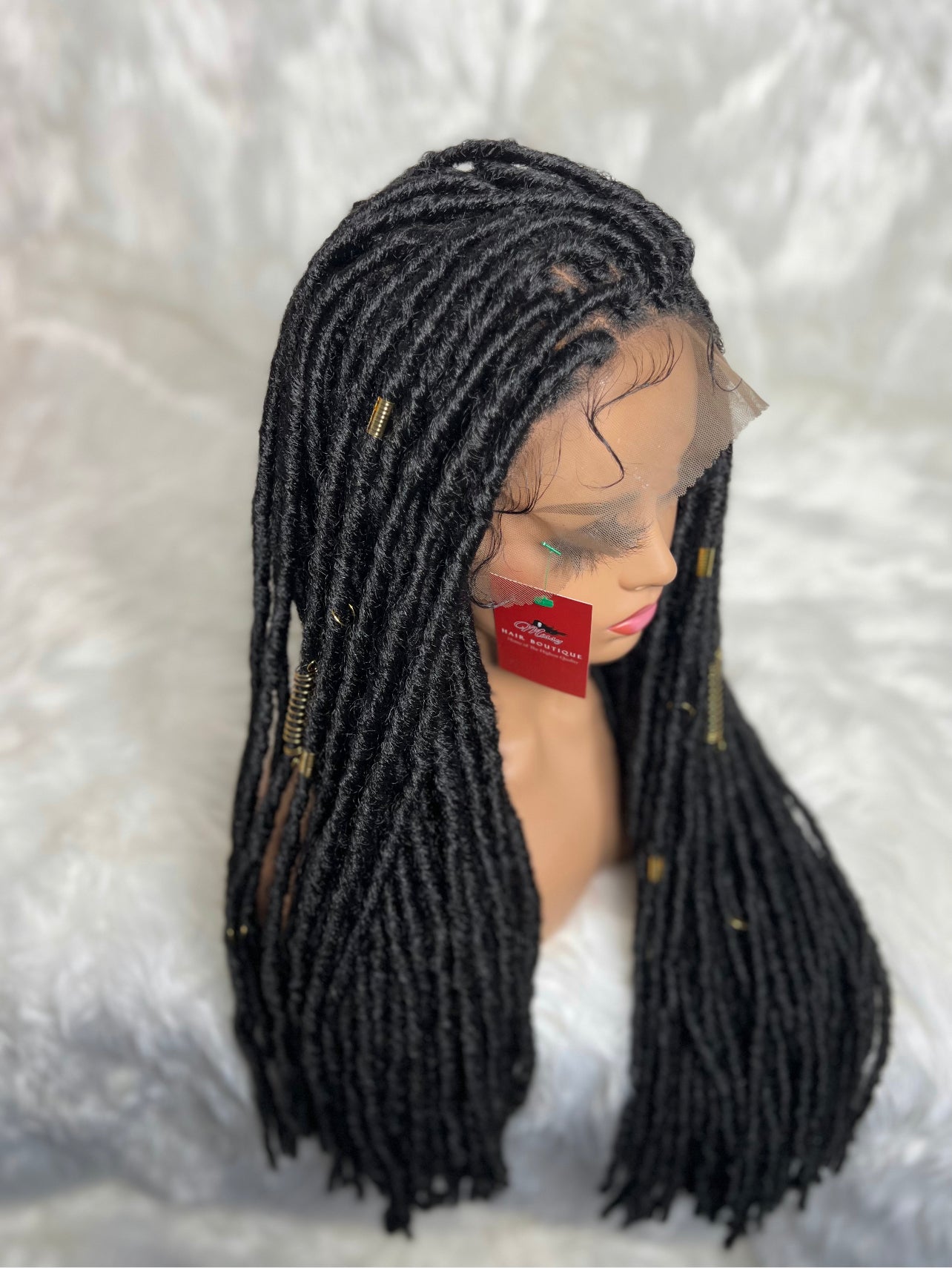 Braid Bun Lace Front Unit 13X6