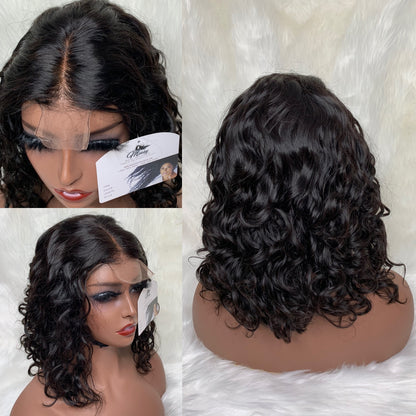 Lace Closure Straight Bob Transparent 2X6 & 5X5