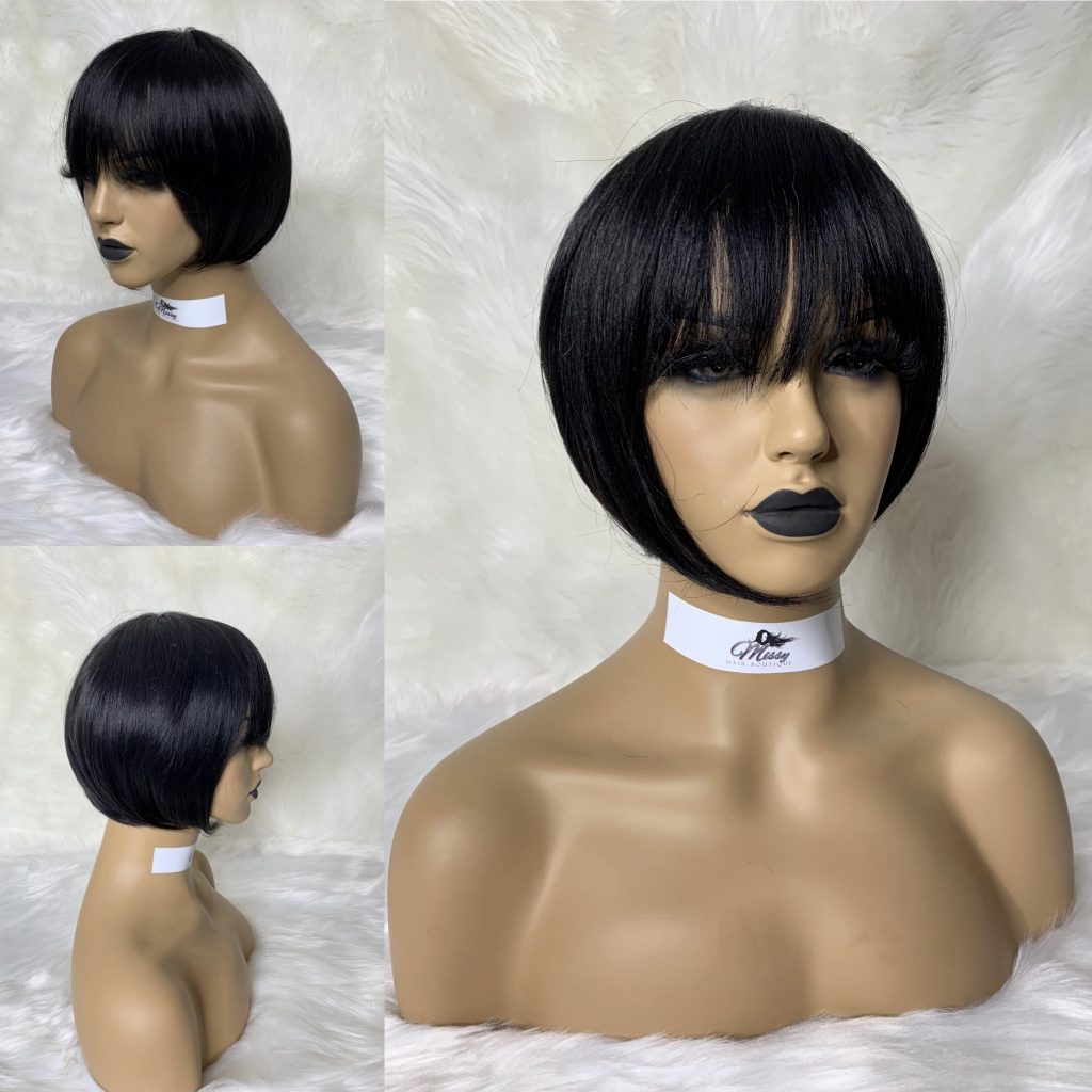 Pixie Bang Bob JET BLACK