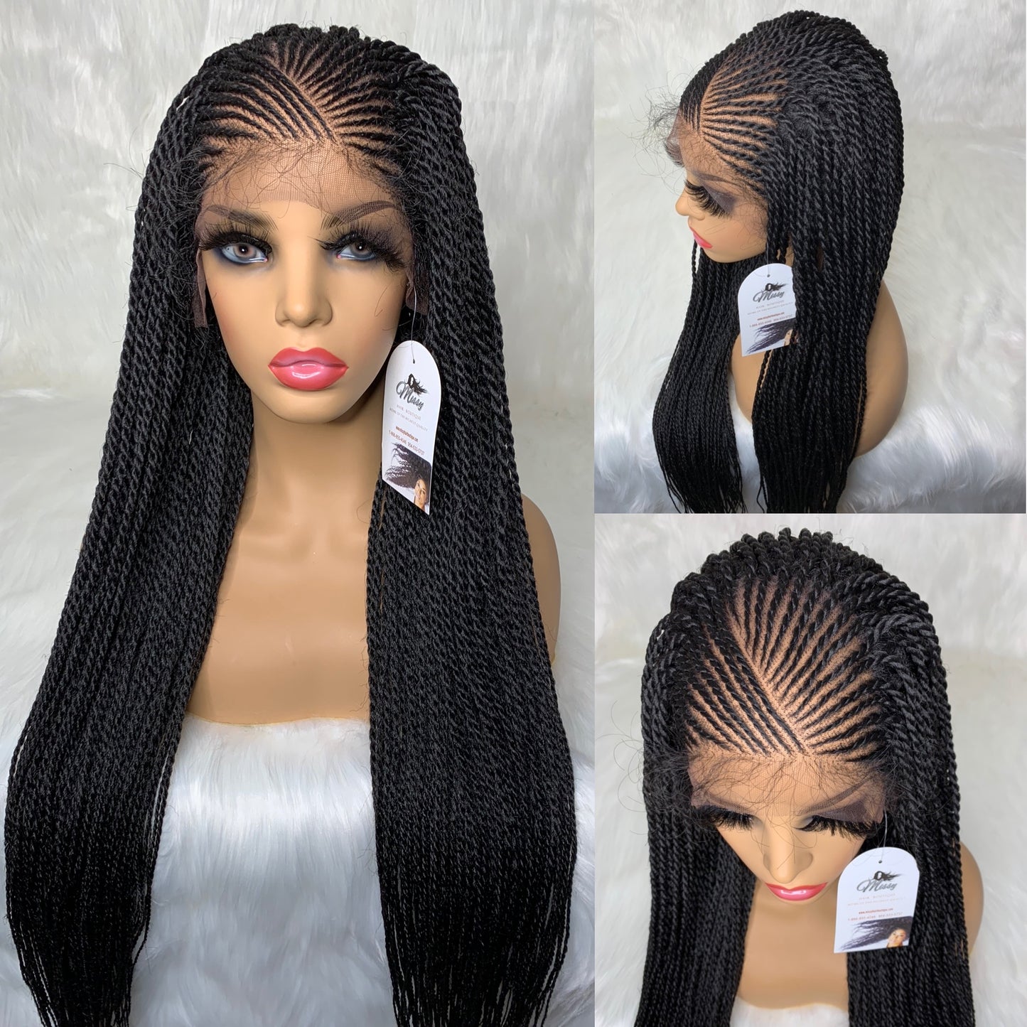 Twist Braids Full Lace Unit 32"