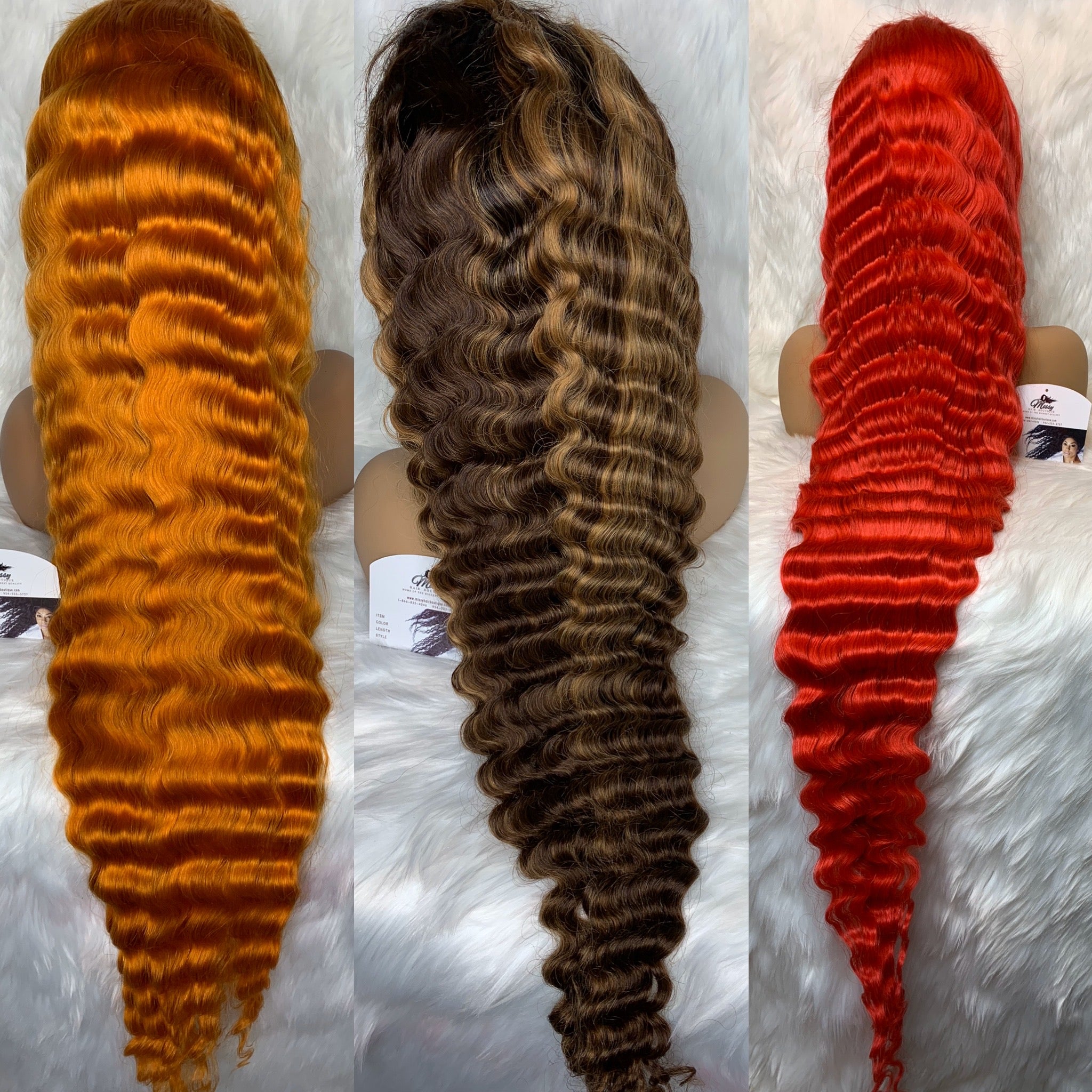 613 Curly Full Front Lace Units
