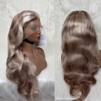 Ash-Grey High/Light Full Front Lace Unit