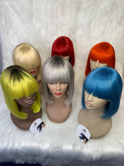 NeW BANG BOB  blue,613, Red, Orange,1b/neon 1b/grey