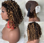 yellow 13X4 Lace Front  BoB 180 Density
