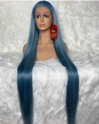 Pearl White Full  Lace FRONT Unit 200 Density