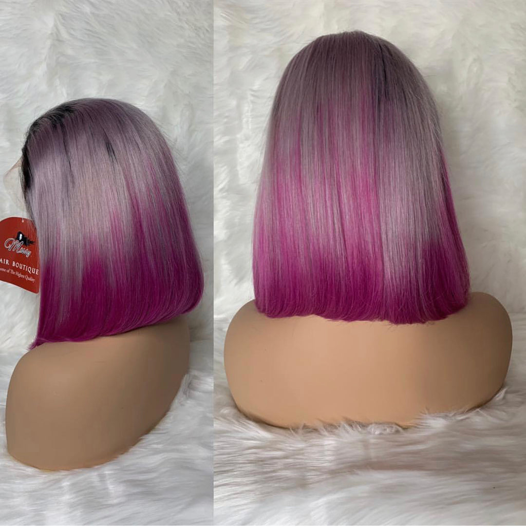 Ginger Blunt Bob  13X4