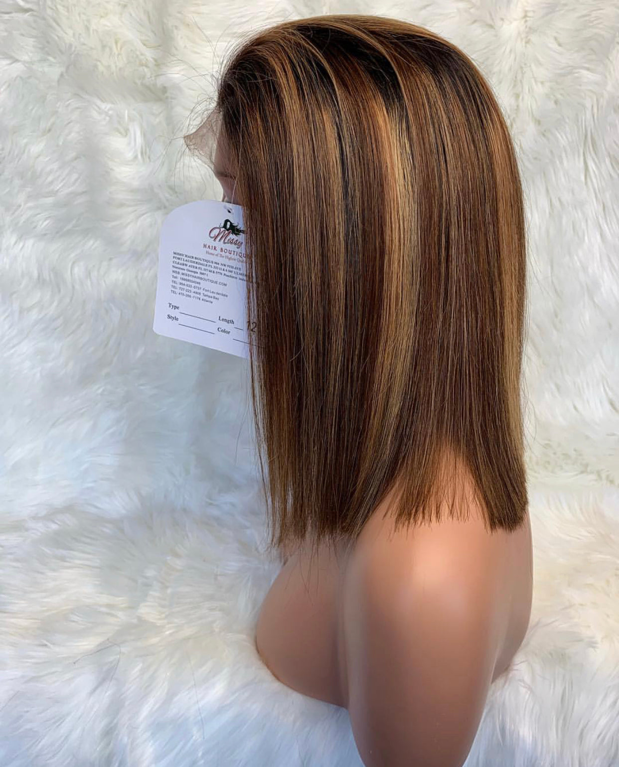 New kinky straight Transparent Lace Closure BOB 180 Density