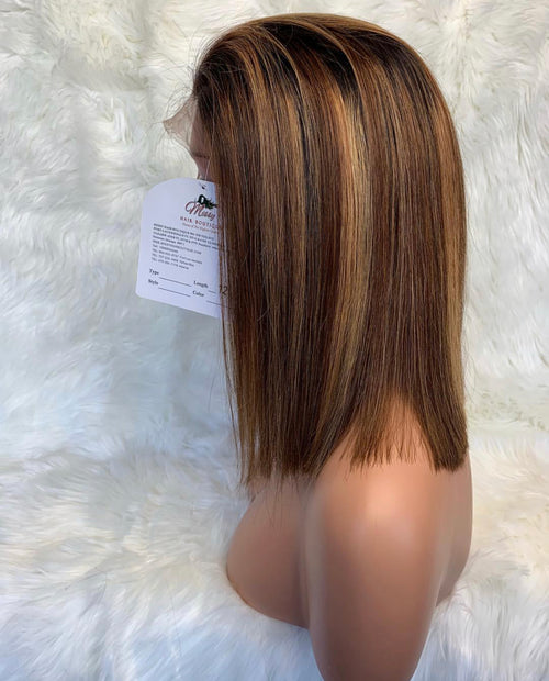 2X6 & 5X5 Lace Closure Straight Bob Transparent