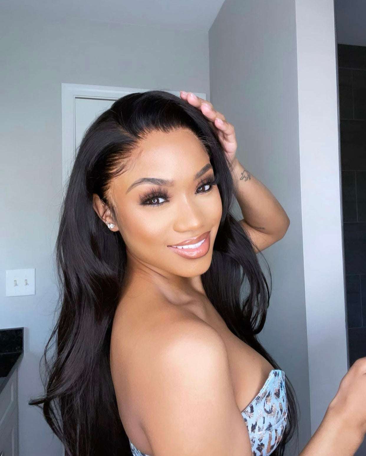 13X4 Transparent Full Lace Front  PINEAPPLE WAVE ™️