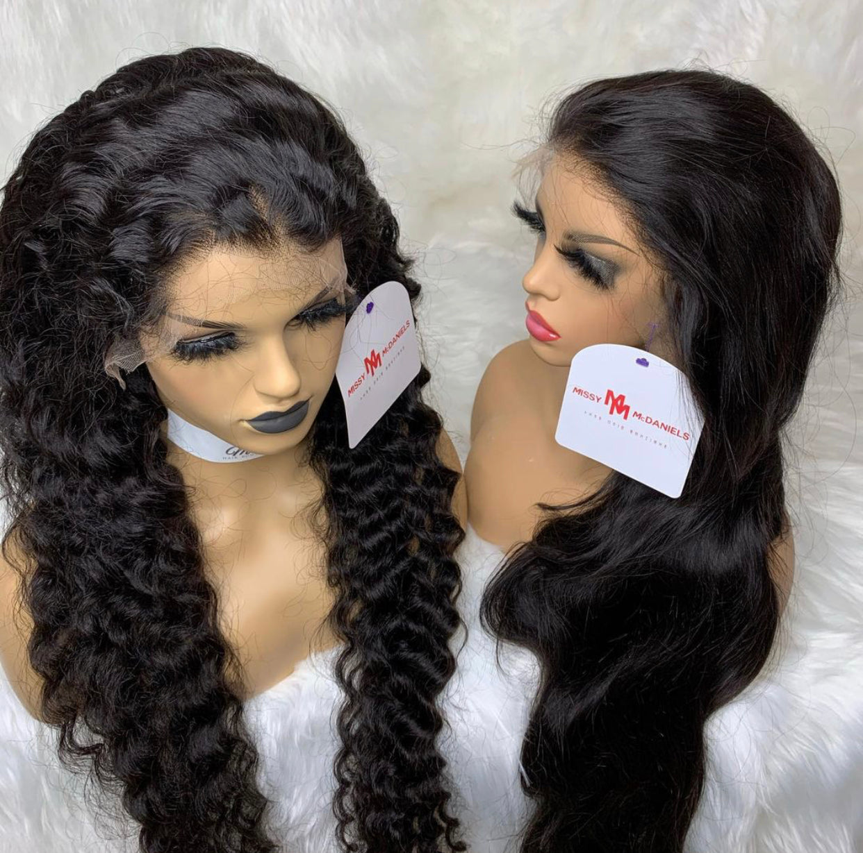 Honey  Blonde Deep Wave & Straight  Lace Front Units