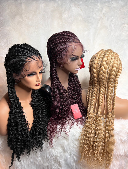 New knotless Braid full lace unit