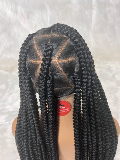 Jumbo Box Braids Full Lace Unit 30 & 40"