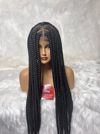 Jumbo Box Braids Full Lace Unit 30 & 40"